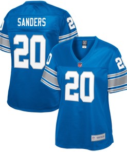 Barry Sanders Detroit Lions Nfl Pro Line Womens Retired Player Replica Jersey - Royal