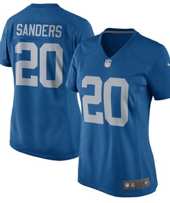 Barry Sanders Detroit Lions Nike Womens 2017 Throwback Retired Player Game Jersey - Blue