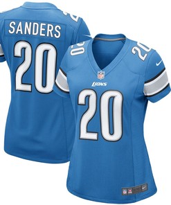 Barry Sanders Detroit Lions Nike Womens Retired Game Jersey - Blue