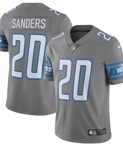 Barry Sanders Detroit Lions Retired Player Vapor Limited Jersey - Silver Nfl