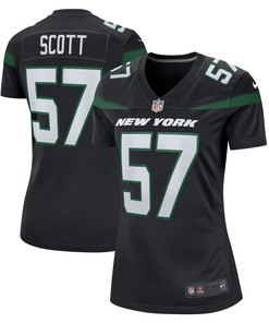 Bart Scott New York Jets Womens Retired Player Jersey - Black Nfl