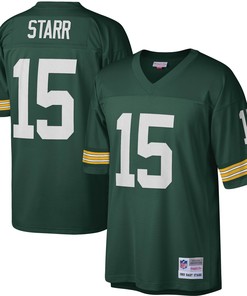 Bart Starr Green Bay Packers Mitchell And Ness 1996 Legacy Replica Jersey Green Nfl