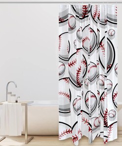 Baseball Shower Curtain - Perfect for Sports Lovers