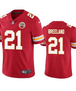 Bashaud Breeland Kansas City Chiefs Red Vapor Limited Jersey