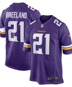 Bashaud Breeland Minnesota Vikings Game Jersey - Purple Nfl