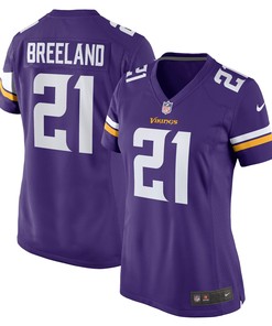 Bashaud Breeland Minnesota Vikings Womens Game Jersey - Purple Nfl