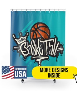 Basketball Player Gifts Shower Curtain - Perfect for Sports Lovers