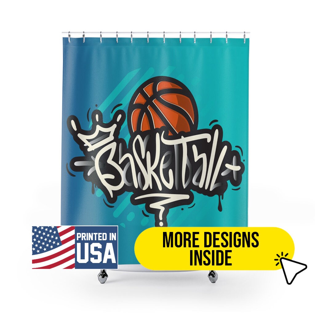 Basketball Player Gifts Shower Curtain - Perfect for Sports Lovers