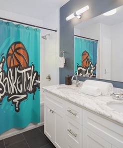 Basketball Player Gifts Shower Curtain - Perfect for Sports Lovers