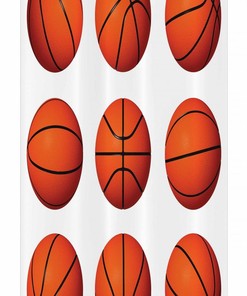 Bathroom Curtain Sports Theme Stall Shower Curtain