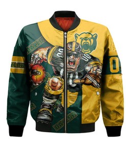 Baylor Bears Bomber Jacket Football Go On - NCAA