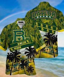 Baylor Bears NCAA Palm Tree Pattern Hawaii Shirt For Sports Fans