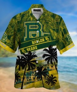 Baylor Bears NCAA Palm Tree Pattern Hawaii Shirt For Sports Fans