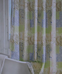 Bayside Ocean Tropical Shower Curtain with Waterproof Fabric | Home Decor