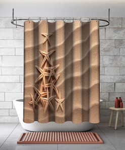 Beach Tree of Shells Shower Curtain for Your Coastal Bathroom Decor