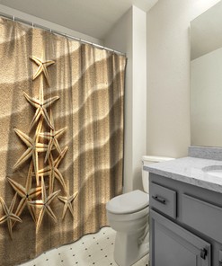 Beach Tree of Shells Shower Curtain for Your Coastal Bathroom Decor
