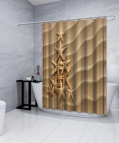 Beach Tree of Shells Shower Curtain for Your Coastal Bathroom Decor