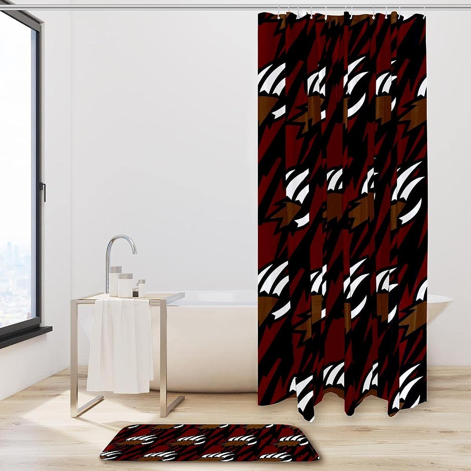 Bear Animal Claw Waterproof Shower Curtain for Your Bathroom