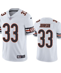 Bears Jaylon Johnson 33 Vapor Untouchable Limited White Jersey Men's