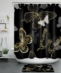Beautiful Butterfly Fantasy Shower Curtain - Bathroom Decor