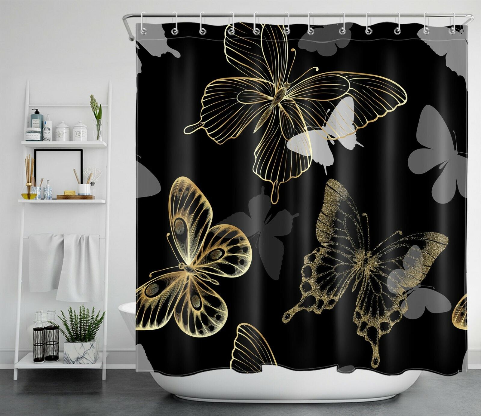 Beautiful Butterfly Fantasy Shower Curtain - Bathroom Decor