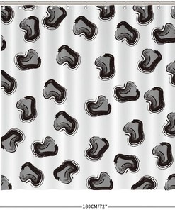 Beautiful Pantherine Leopard Print Shower Curtain by ArogGeld - Perfect for Bathroom Decor