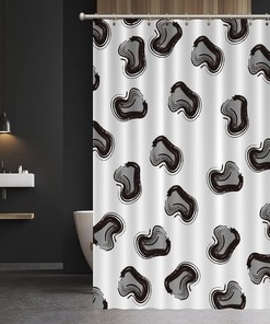 Beautiful Pantherine Leopard Print Shower Curtain by ArogGeld - Perfect for Bathroom Decor