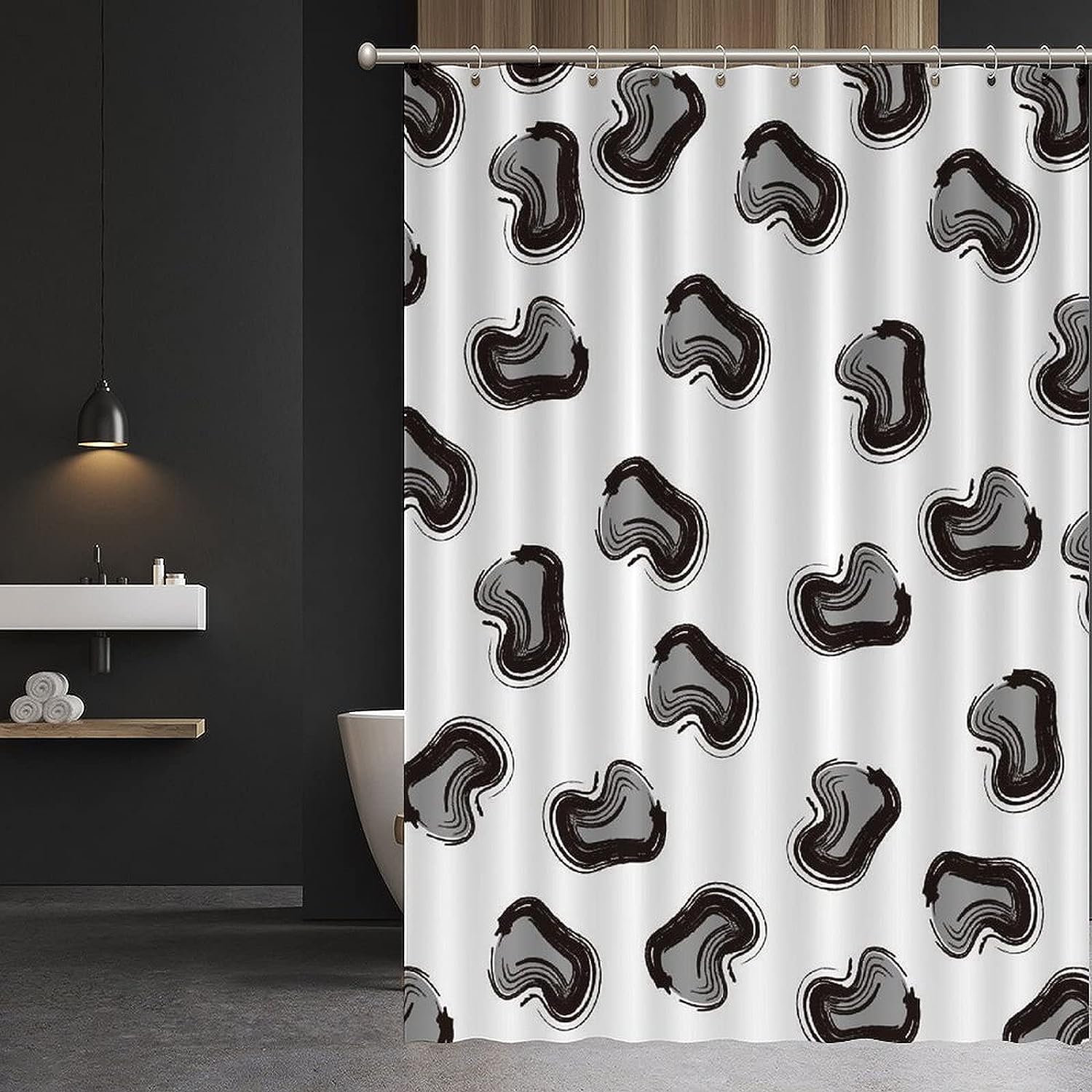 Beautiful Pantherine Leopard Print Shower Curtain by ArogGeld - Perfect for Bathroom Decor