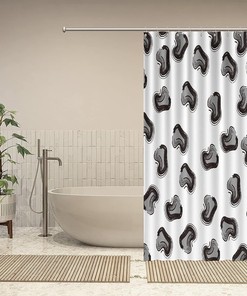 Beautiful Pantherine Leopard Print Shower Curtain by ArogGeld - Perfect for Bathroom Decor