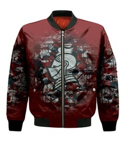 Bellarmine Knights Bomber Jacket Camouflage Vintage  - NCAA