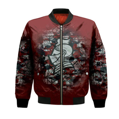 Bellarmine Knights Bomber Jacket Camouflage Vintage - NCAA