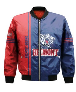 Belmont Bruins Bomber Jacket Half Style - NCAA