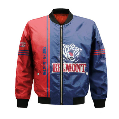 Belmont Bruins Bomber Jacket Half Style - NCAA