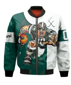 Bemidji State Beavers Bomber Jacket Football Go On  Hockey - NCAA
