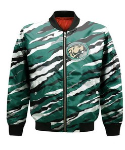 Bemidji State Beavers Bomber Jacket Sport Style Keep Go On - NCAA