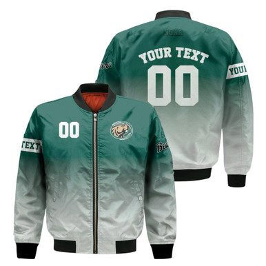 Bemidji State Beavers Fadded Bomber Jacket - NCAA