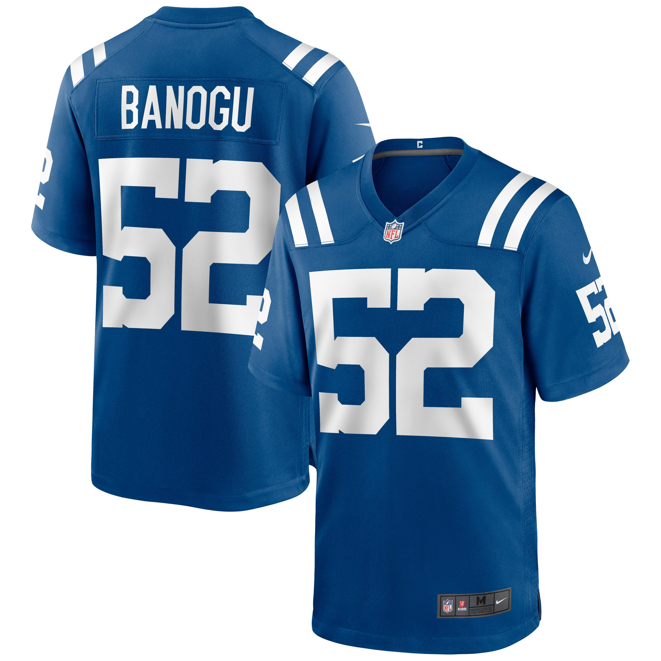 Ben Banogu Indianapolis Colts Game Jersey - Royal Nfl