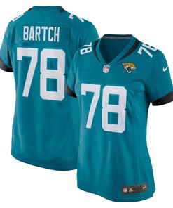 Ben Bartch Jacksonville Jaguars Womens Game Jersey - Teal Nfl