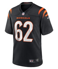 Ben Brown 62 Cincinnati Bengals Game Player Jersey - Black