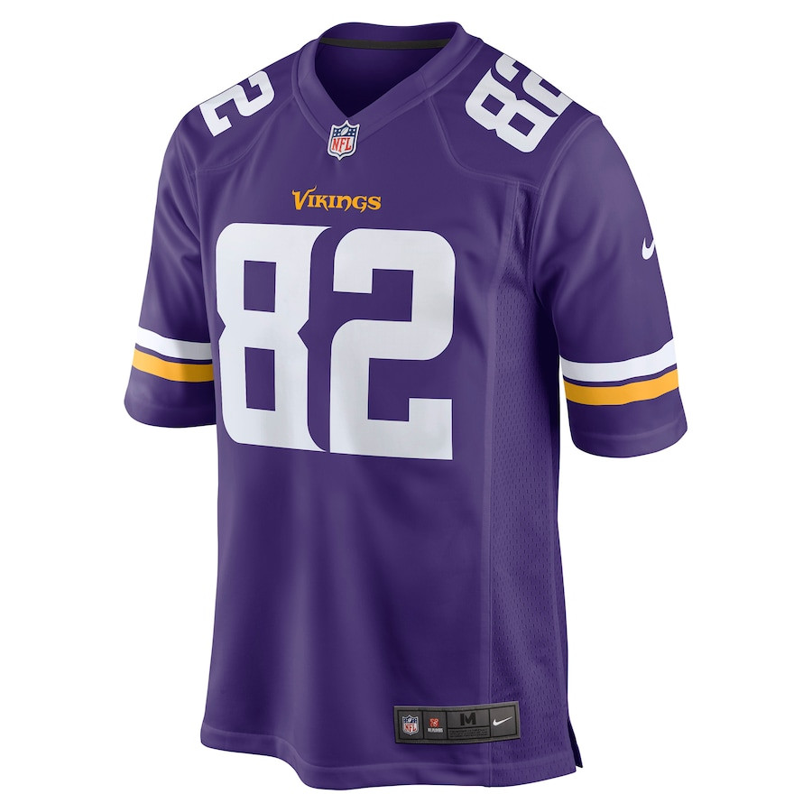 Ben Ellefson 82 Minnesota Vikings Game Jersey - Purple