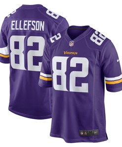 Ben Ellefson Minnesota Vikings Game Jersey - Purple Nfl