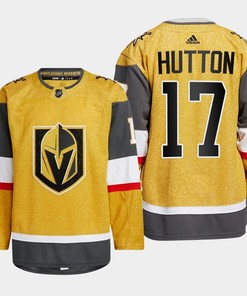 Ben Hutton 17 Vegas Golden Knights Gold Jersey 2023 Home
