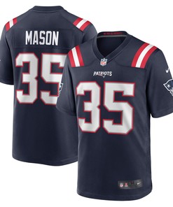 Ben Mason New England Patriots Game Player Jersey - Navy Nfl