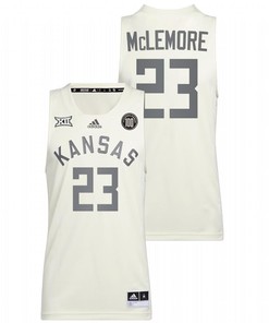 Ben McLemore 23 White Kansas Jayhawks Alumni Basketball Reverse Retro Jersey
