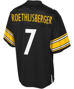 Ben Roethlisberger Pittsburgh Steelers Nfl Pro Line Team Color Jersey - Black