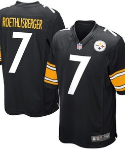 Ben Roethlisberger Pittsburgh Steelers Team Color Game Jersey - Black Nfl