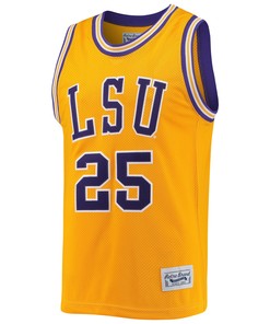 Ben Simmons #25 LSU Tigers Retro Classic Basketball Men Jersey - Gold