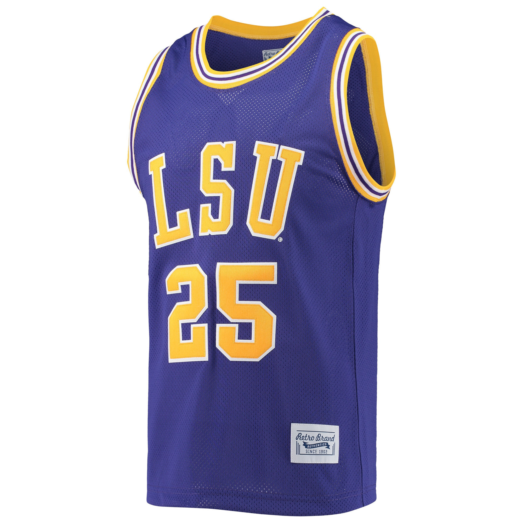 Ben Simmons #25 LSU Tigers Retro Classic Basketball Men Jersey - Purple