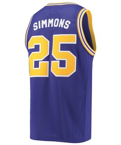 Ben Simmons #25 LSU Tigers Retro Classic Basketball Men Jersey - Purple