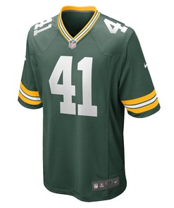 Benjie Franklin Green Bay Packers Game Player Jersey - Green